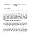 Mẫu Bài phát biểu ngày hội đại đoàn kết toàn dân tộc năm 2018