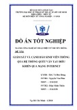 Đồ án tốt nghiệp: Giám sát và cảnh báo sinh viên thông qua hệ thống quét vân tay điều khiển qua mạng Internet