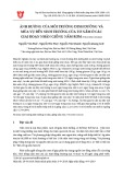 Ảnh hưởng của môi trường dinh dưỡng và mùa vụ đến sinh trưởng của tơ nấm ở các giai đoạn nhân giống nấm rơm (Volvariella volvacea)