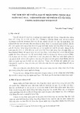 Thử xem xét hệ thống đại từ nhân xưng trong hai ngôn ngữ Nga - Việt dưới góc độ thành tố văn hóa trong giảng dạy ngoại ngữ