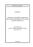 Tóm tắt luận văn Thạc sĩ Lý luận và phương pháp dạy học âm nhạc: Truyền dạy cồng chiêng Giẻ Triêng cho học sinh trường phổ thông dân tộc nội trú Đăk Glei, tỉnh Kon Tum
