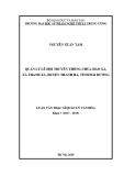 Luận văn Thạc sĩ Quản lý văn hóa: Quản lý lễ hội truyền thống chùa ào Xá, xã Thanh Xá, huyện Thanh Hà, tỉnh Hải Dương