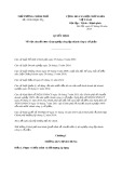 Quyết định Số 22/2015/QĐ-TTg