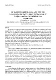 Dự báo lượng khí thải CO2, mức tiêu thụ năng lượng tái tạo và tăng trưởng kinh tế ở Việt Nam bằng các mô hình xám