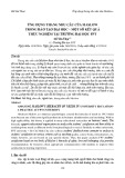 Ứng dụng thang nhu cầu của Maslow trong đào tạo đại học – Một số kết quả thực nghiệm tại trường Đại học FPT