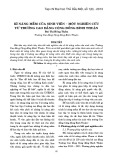 Kỹ năng mềm của sinh viên - Một nghiên cứu từ trường Cao đẳng Cộng đồng Bình Thuận