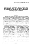 Nâng cao chất lượng đào tạo các ngành khoa học xã hội và nhân văn từ chương trình trợ giảng tiếng Anh Fulbright - Mấy kinh nghiệm ở trường Cao đẳng Bến Tre