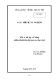 SKKN: Một số bài tập với bóng nhằm phát triển thể chất cho học sinh
