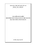 SKKN: Một số biện pháp chỉ đạo đánh giá học sinh Tiểu học theo Thông tư 30/2014/BGD-ĐT