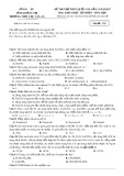 Đề thi thử lần 1 THPT Quốc gia năm 2017 môn Hóa học có đáp án - Trường THPT Chu Văn An (Quảng Trị)