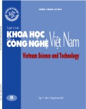 Tạp chí Khoa học và Công nghệ Việt Nam - Số 6B năm 2017