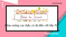 Mẫu PowerPoint: Back to school