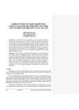 Nghiên cứu thiết kế thành phần bê tông cường độ cao dùng cho công trình thủy công chịu tác động của dòng chảy có lưu tốc lớn