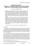 Nghiên cứu nguyên lý đồng bộ và tự đồng bộ rung các cơ cấu kích động bằng lực ly tâm vô hướng và một số ứng dụng