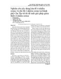 Nghiên cứu xây dựng bản đồ ô nhiễm ozone và chế độ ô nhiễm ozone tại thành phố Cần Thơ từ đó đề xuất giải pháp giảm thiểu ô nhiễm ozone