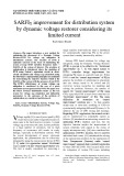 SARFIX improvement for distribution system by dynamic voltage restorer considering its limited current