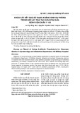 Khảo sát kết quả sử dụng kháng sinh dự phòng trong mổ lấy thai tại Khoa Phụ sản, Bệnh viện Quân y 103