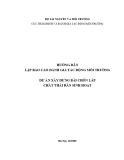 Hướng dẫn lập báo cáo Đánh giá tác động môi trường: Dự án xây dựng bãi chôn lấp chất thải rắn sinh hoạt