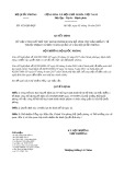 Quyết định số 4324/2019/QĐ-BQP