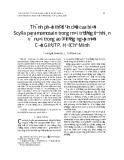 Thành phần thức ăn của cua biển Scylla paramamosain trong môi trường tự nhiên và nuôi trong ao ở rừng ngập mặn Cần Giờ, TP. Hồ Chí Minh