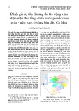 Đánh giá sự tổn thương do tác động xâm nhập mặn đến tầng chứa nước pleistocene giữa - trên (qp2-3) vùng bán đảo Cà Mau