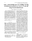 Nghiên cứu phản ứng Paal-Knorr sử dụng chất lỏng ion từ tính (Fe2O3@SiO2-IL-ZnxCly) làm xúc tác trong điều kiện hóa học xanh