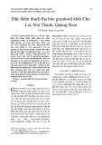 Đặc điểm thạch địa hóa granitoid khối Chu Lai, Núi Thành, Quảng Nam