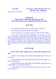 Nghị quyết số 78/2019/QH14: Chương trình xây dựng luật, pháp lệnh năm 2020, điều chỉnh Chương trình xây dựng luật, pháp lệnh năm 2019