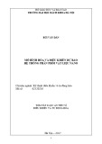 Tóm tắt Luận án tiến sĩ Kỹ thuật: Mô hình hóa và điều khiển dự báo hệ thống phân phối vật liệu nano