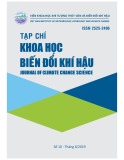 Tạp chí Khoa học Biến đổi khí hậu: Số 10/2019