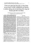 Tính toán phát thải khí thải và ứng dụng hệ mô hình TAPM-AERMOD mô phỏng ô nhiễm không khí từ hệ thống bến cảng tại Thành phố Hồ Chí Minh