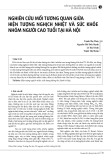 Nghiên cứu mối tương quan giữa hiện tượng nghịch nhiệt và sức khỏe nhóm người cao tuổi tại Hà Nội