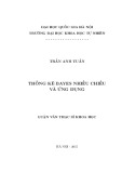 Tóm tắt luận văn Thạc sĩ Khoa học: Thống kê Bayes nhiều chiều và ứng dụng