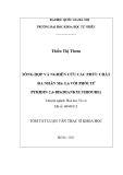 Tóm tắt luận văn thạc sĩ khoa học: Tổng hợp và nghiên cứu các phức chất đa nhân MN–LN với phối tử Pyridin-2,6-Bis(Diankylthioure)