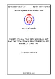 Luận án Tiến sĩ Kỹ thuật: Nghiên cứu giải pháp điều khiển bám quỹ đạo tàu thủy có ràng buộc tín hiệu và bất định hàm ở đầu vào