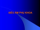 Bài giảng Siêu âm phụ khoa