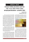 Ngành Thống kê đóng góp vào thực hiện thành công kế hoạch phát triển kinh tế xã hội 2011-2015