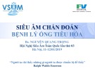 Bài giảng Siêu âm chẩn đoán bệnh lý ống tiêu hóa