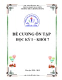 Đề cương ôn tập học kì 1 môn GDCD 7 năm 2018-2019 - Trường THCS Chương Dương