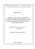 Abstract of medical PHD thesis: Research on the changes and predictive value of left ventricular longitudinal strain by speckle tracking echocardiography in septic shock patients