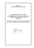 Tiểu luận Tình huống quản lý nhà nước lớp bồi dưỡng kiến thức quản lý nhà nước chương trình chuyên viên chính tại Hà Nội: Khoán biên chế và kinh phí quản lý hành chính đối với đơn vị sự nghiệp công lập - Thực trạng và giải pháp