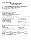 Đề cương ôn tập học kì 1 môn Lịch sử 7 năm 2019-2020 - Trường THCS Văn Quán