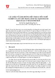 Các nhân tố ảnh hưởng đến thăng tiến nghề nghiệp của nữ giới trong lĩnh vực kinh doanh khách sạn ở thành phố Huế