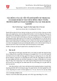 Tác động của các yếu tố lợi ích đến sự tham gia của khách hàng vào cộng đồng trực tuyến: Trường hợp fan page Facebook của các nhà hàng tại Huế