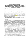 Vai trò của doanh nghiệp du lịch đối với phát triển với di sản văn hóa trong chính sách phát triển du lịch bền vững tại thành phố Hồ Chí Minh