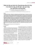 Đánh giá hiệu quả giảm đau bằng phương pháp nhĩ châm ở các huyệt tử cung, nội tiết, giao cảm, gan, bụng trên bệnh nhân đau bụng kinh