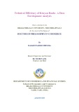 Doctor of philosophy in commerce: Department of commerce and financial studies school of economics and commerce Bharathidasan university Tiruchirappalli-620 024 Tamil Nadu, India