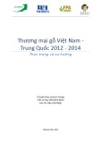 Báo cáo Thương mại gỗ Việt Nam – Trung Quốc 2012-2014: Thực trạng và xu hướng