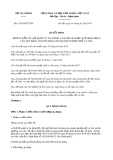 Thông tư số 15/2019/TT-BTC