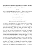 Phân tích vẻ đẹp ngôn ngữ của đoạn thơ sau: "Tôi đâu biết…. Quán Cháo, Đồng Giao thập thững những đêm hàn" ("Đò Lèn” - Nguyễn Duy)